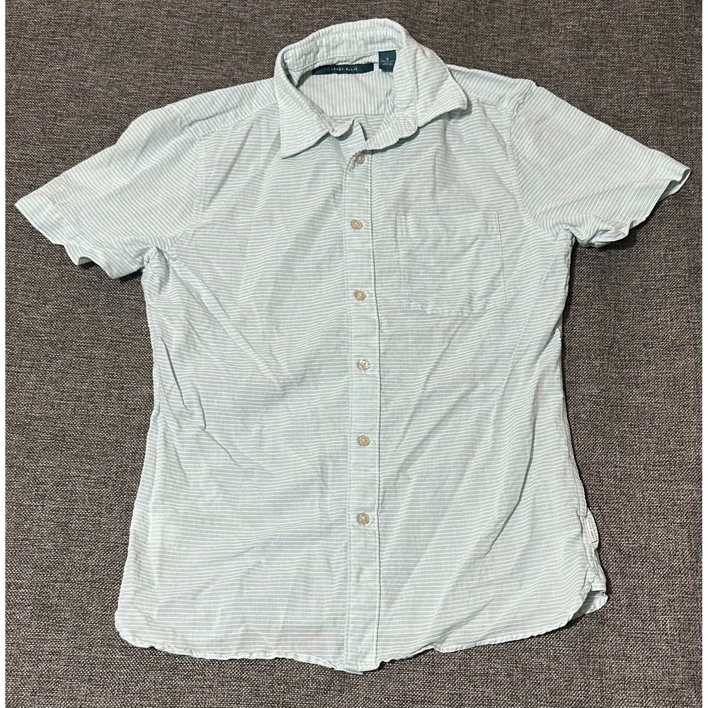 Perry Ellis Men's S Striped Short Sleeve Shirt - Picture 1 of 4